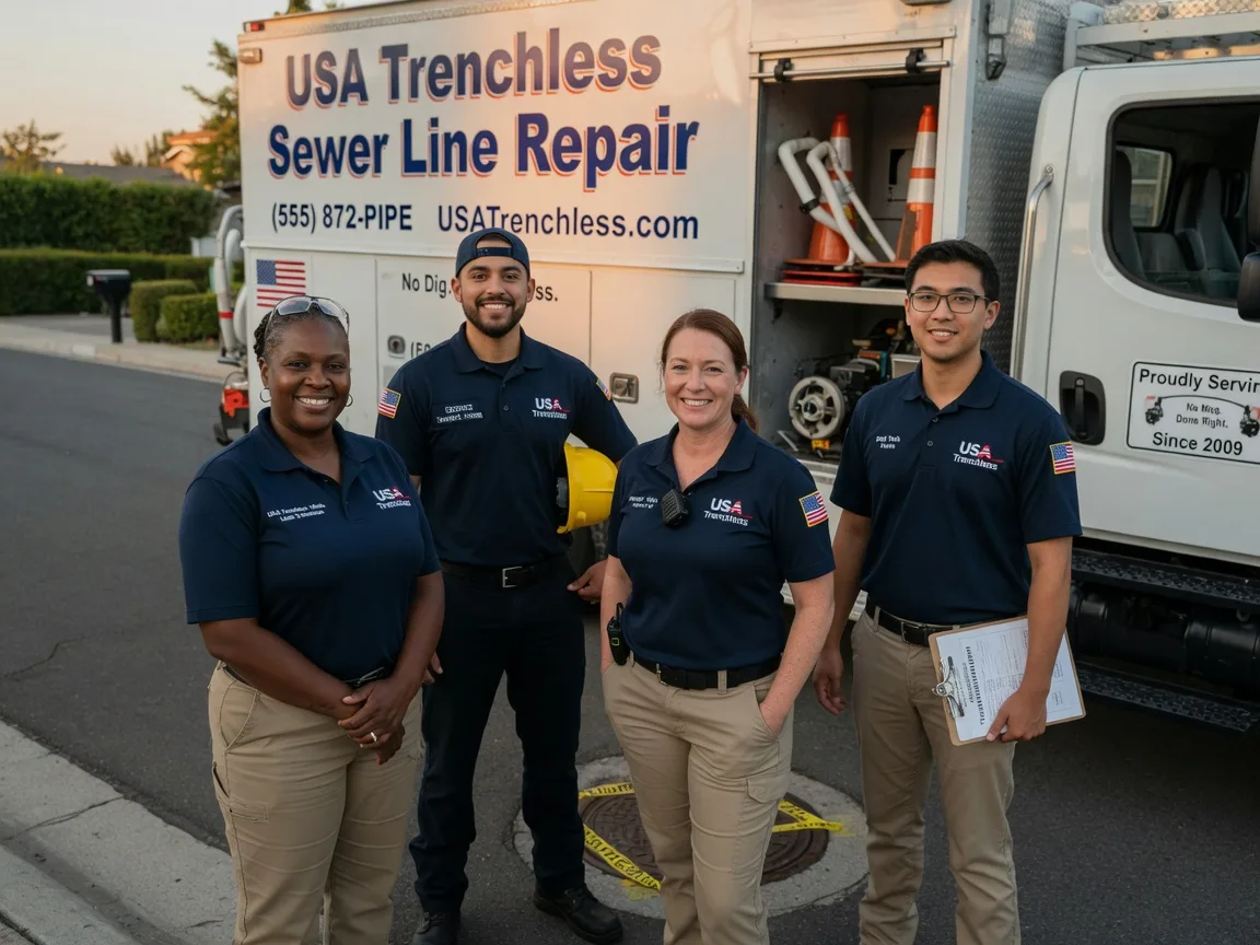 Sewer Line Repair company in Sikes, LA